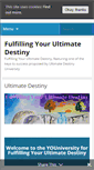 Mobile Screenshot of fulfillingyourultimatedestiny.com