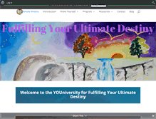 Tablet Screenshot of fulfillingyourultimatedestiny.com